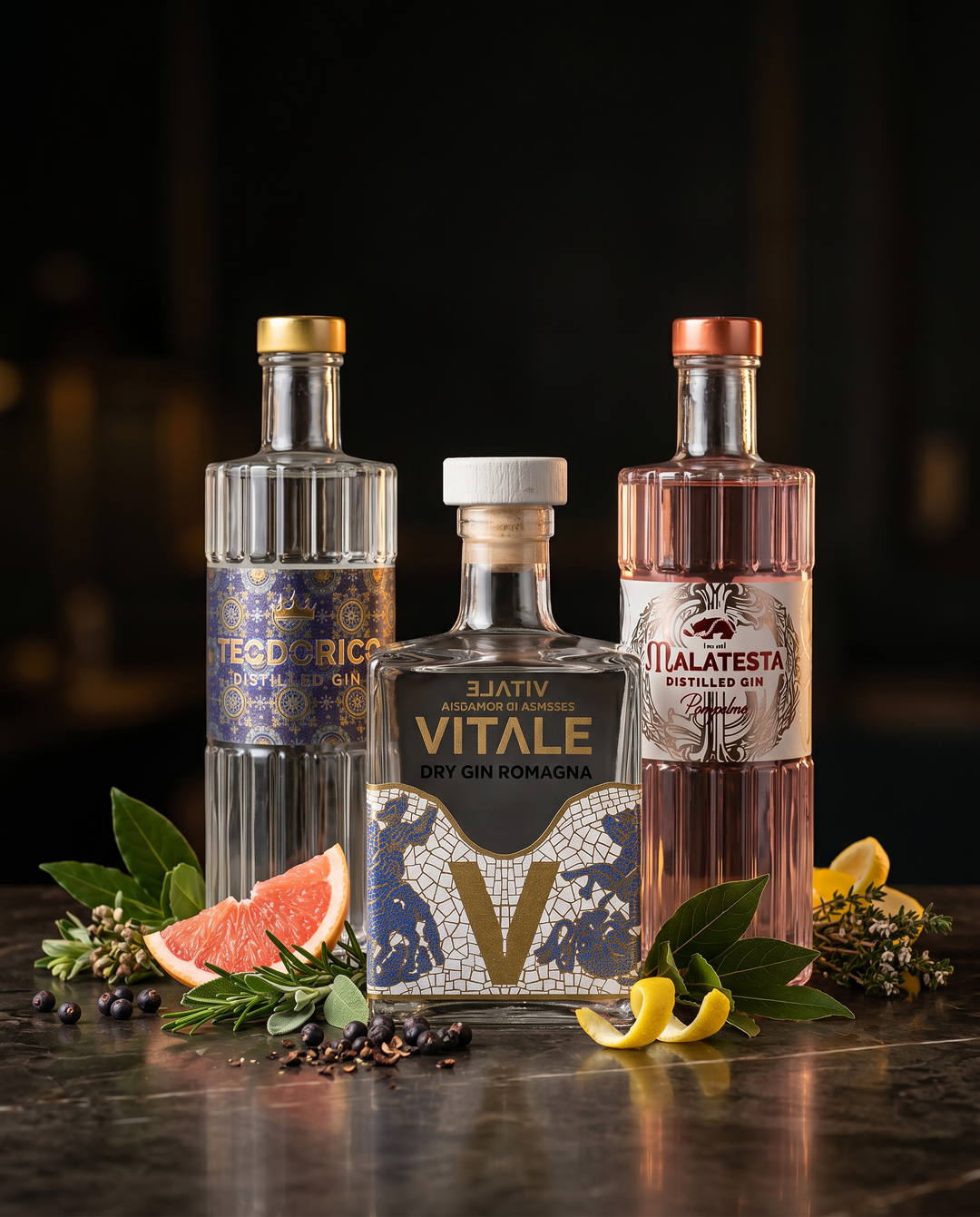 Collezione Gin Vitale: Vitale, Teodorico e Malatesta